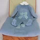 Marlù Tutina blu con fiocco per neonate