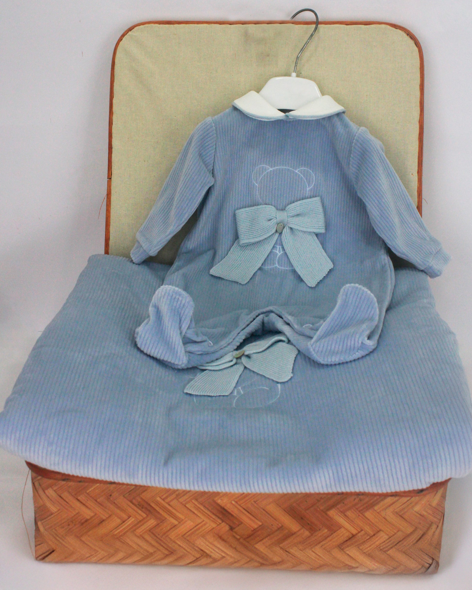 Marlù Tutina blu con fiocco per neonate
