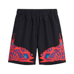 Marcelo Burlon County of Milan Kids Bermuda Nero con Stampa per Bambini