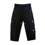 Yes London Kids Pantalone Cargo Nero per Bambini
