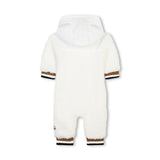 Boss Kids Pagliaccetto Bianco Sherryling con Logo Fox per Neonati (retro)