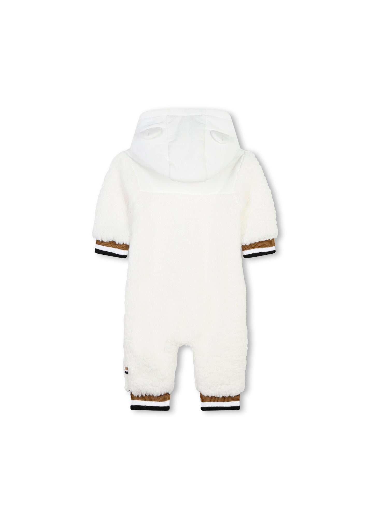 Boss Kids Pagliaccetto Bianco Sherryling con Logo Fox per Neonati (retro)