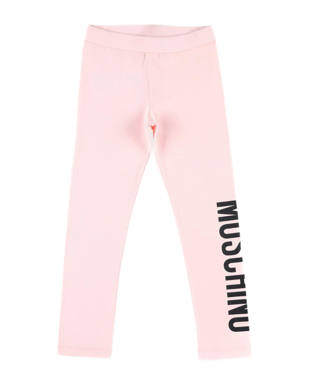 Moschino Kids Leggings Rosa con Logo per Bambine