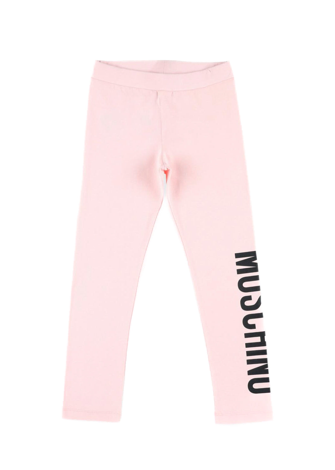 Moschino Kids Leggings Rosa con Logo per Bambine