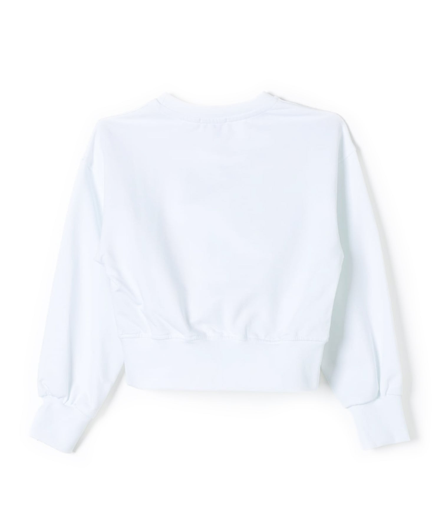 Pinko Kids Felpa Bianca Con Logo (retro)