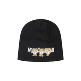 Moschino Kids Cappello Nero con Teddy Bear per Bambini