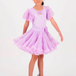 Angel's Face Gonna in Tulle Lilla per Bambine