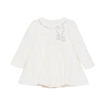 Elisabetta Franchi La Mia Bambina Abito Milk con Strass per Neonate
