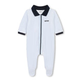 Boss Kids Tutina Celeste con Logo per Neonati