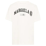 Maison Margiela Kids T-Shirt Bianco con Logo Unisex