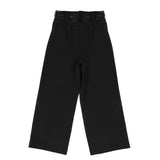 Patrizia Pepe Kids Pantalone Nero Doppiavita in Pizzo per Bambine