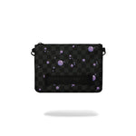 Sprayground Kids Borsello Nero Fantasia Viola e Azzurro Unisex