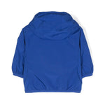 Save the Duck Kids Giubbino Blu con Cappuccio con Patch Logo per Neonati (retro)