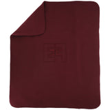 Elisabetta Franchi La Mia Bambina Coperta Cherry con Ricamo EF per Neonate