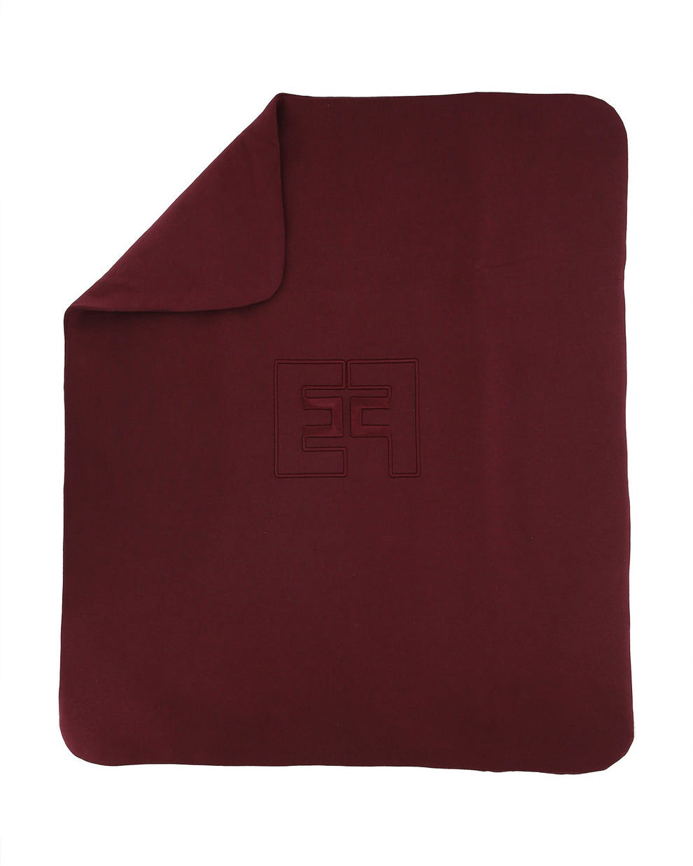 Elisabetta Franchi La Mia Bambina Coperta Cherry con Ricamo EF per Neonate