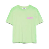 MSGM Kids T-shirt Verde Degrade per Bambini
