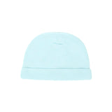 Moschino Kids Cappello Celeste con Logo per Neonati