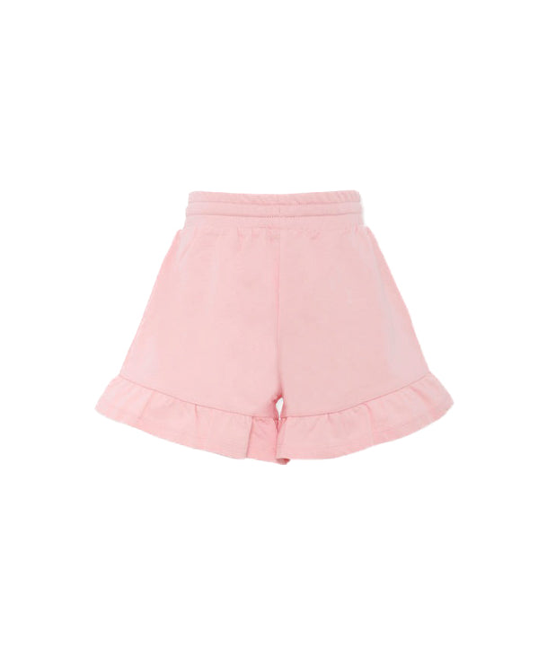 Moschino Kids Shorts Rosa con Stampa Toy per Bambine