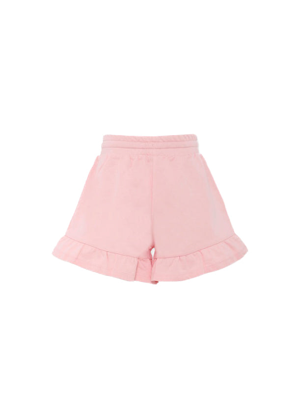 Moschino Kids Shorts Rosa con Stampa Toy per Bambine