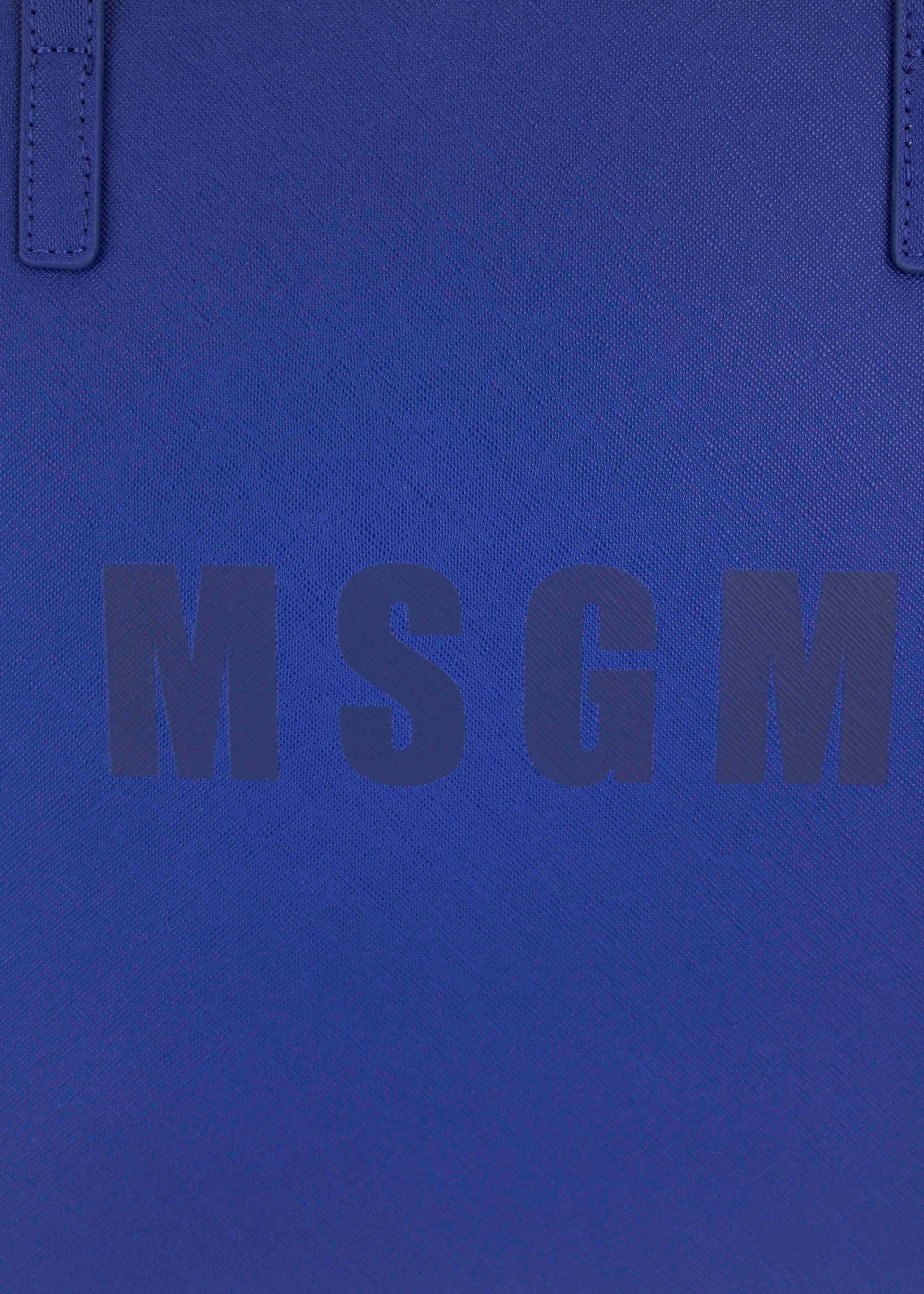MSGM Kids Borsa Tote Royal con Stampa per Bambine (dettaglio)