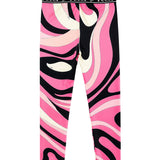 Emilio Pucci Kids Leggings Fantasia Rosa per Bambine