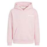 Palm Angels Kids Felpa Rosa con Logo per Bambine