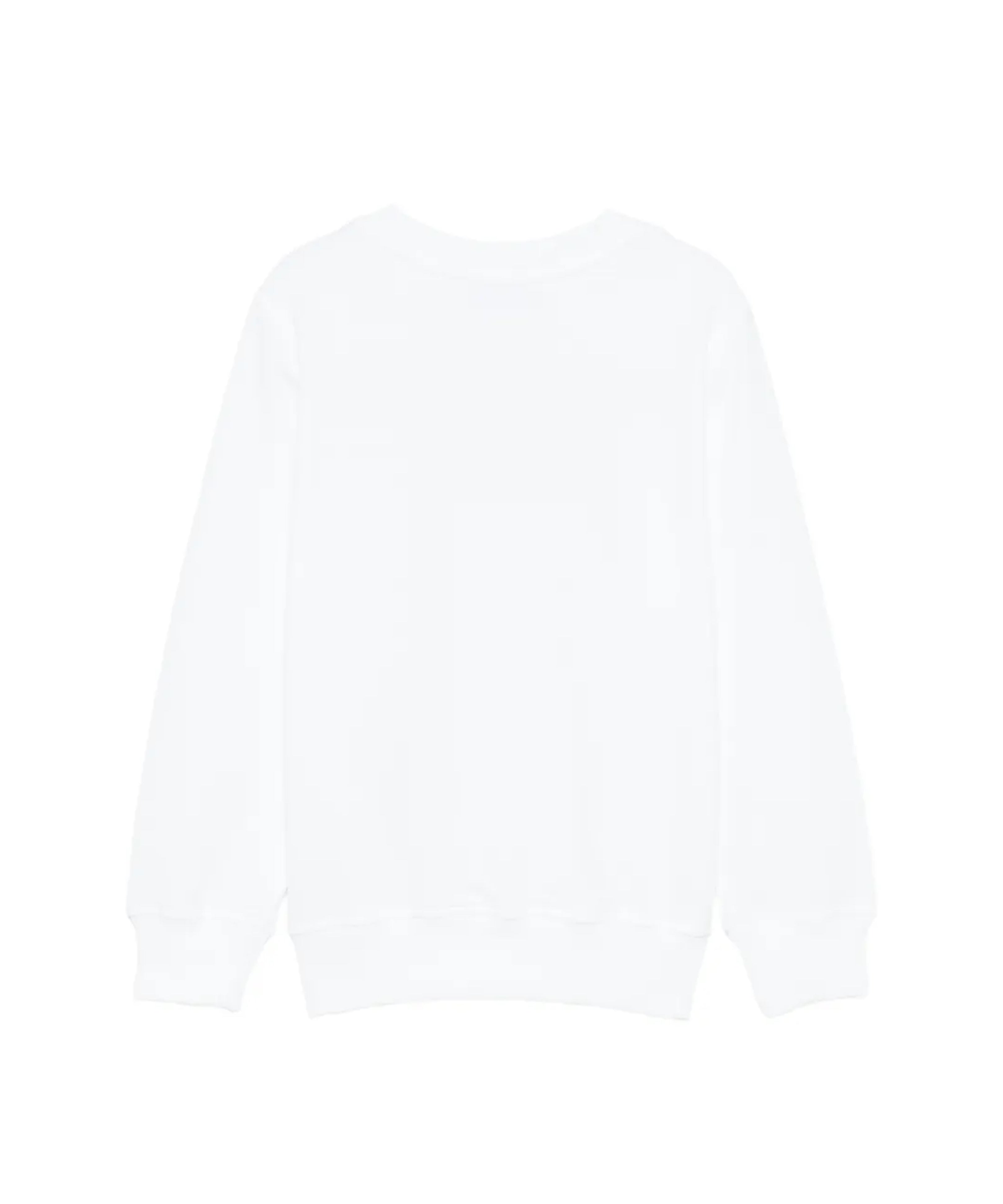 Moschino Kids Felpa Bianca con Logo Teddy Bear per Bambini