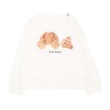 Palm Angels Kids Felpa Cocco con Stampa Teddy per Neonati