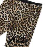 N21 Kids Ciclista Animalier con Stampa Logo Effetto Gommato in Rilievo