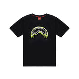Sprayground Kids T-Shirt Nero con Stampa Fonte/Retro per Bambini