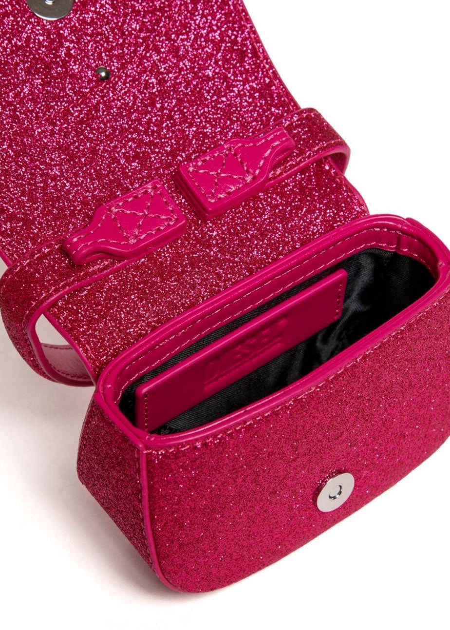 Diesel Kids Borsa a Spalla Fucsia 1DR per Bambine (dettaglio)