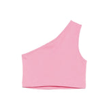 Twinset Kids Top Aurora Pink con Logo per Bambine