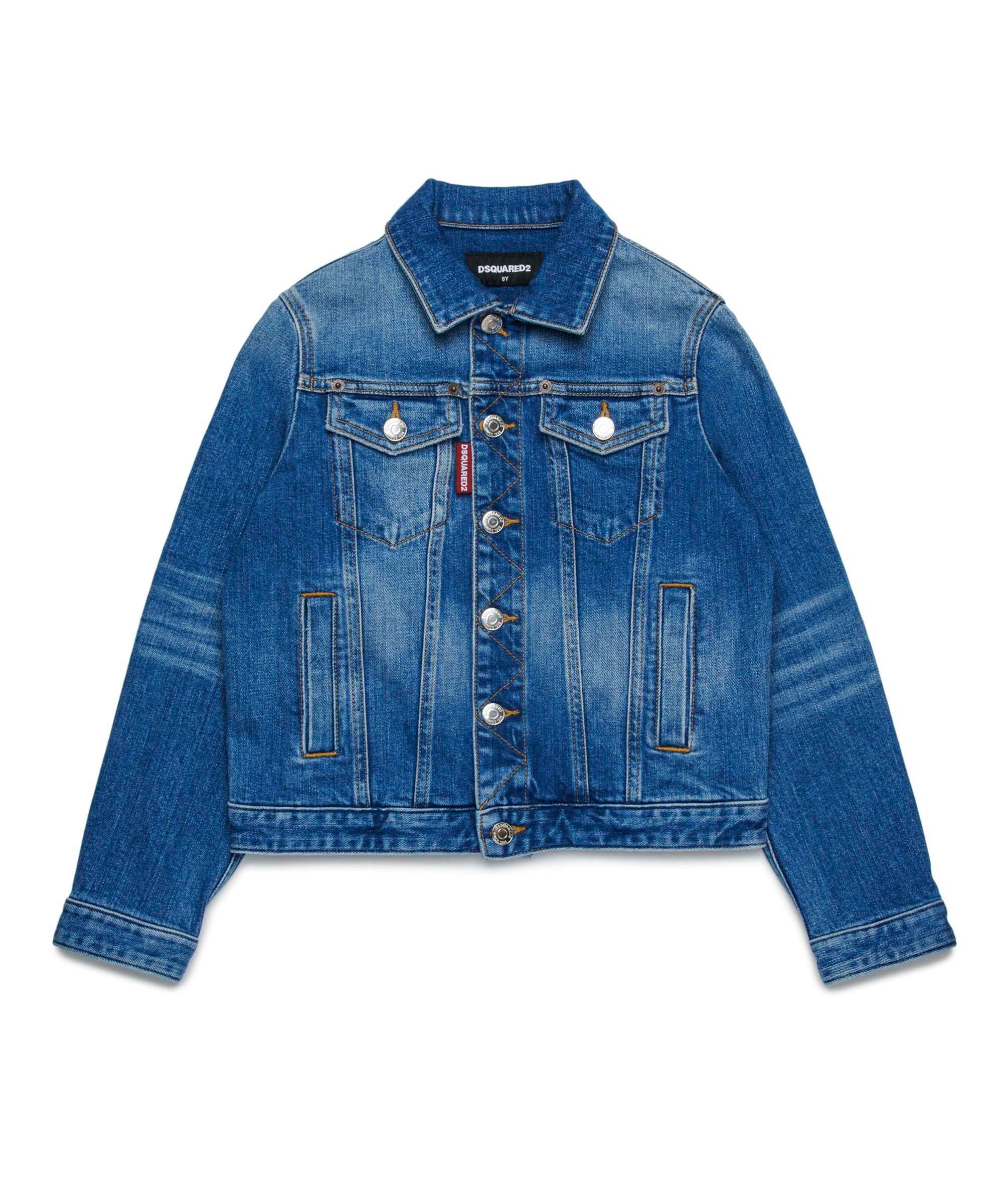 Dsquared2 Kids Giubbino Denim per Bambini
