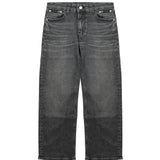 Calvin Klein Kids Jeans Denim Grigio Effetto Stone Wash per Bambini
