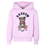 Barrow Kids Lavender Printed Hoodie for Girls