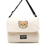 Moschino Kids Borsa Mamma Beige con Stampa