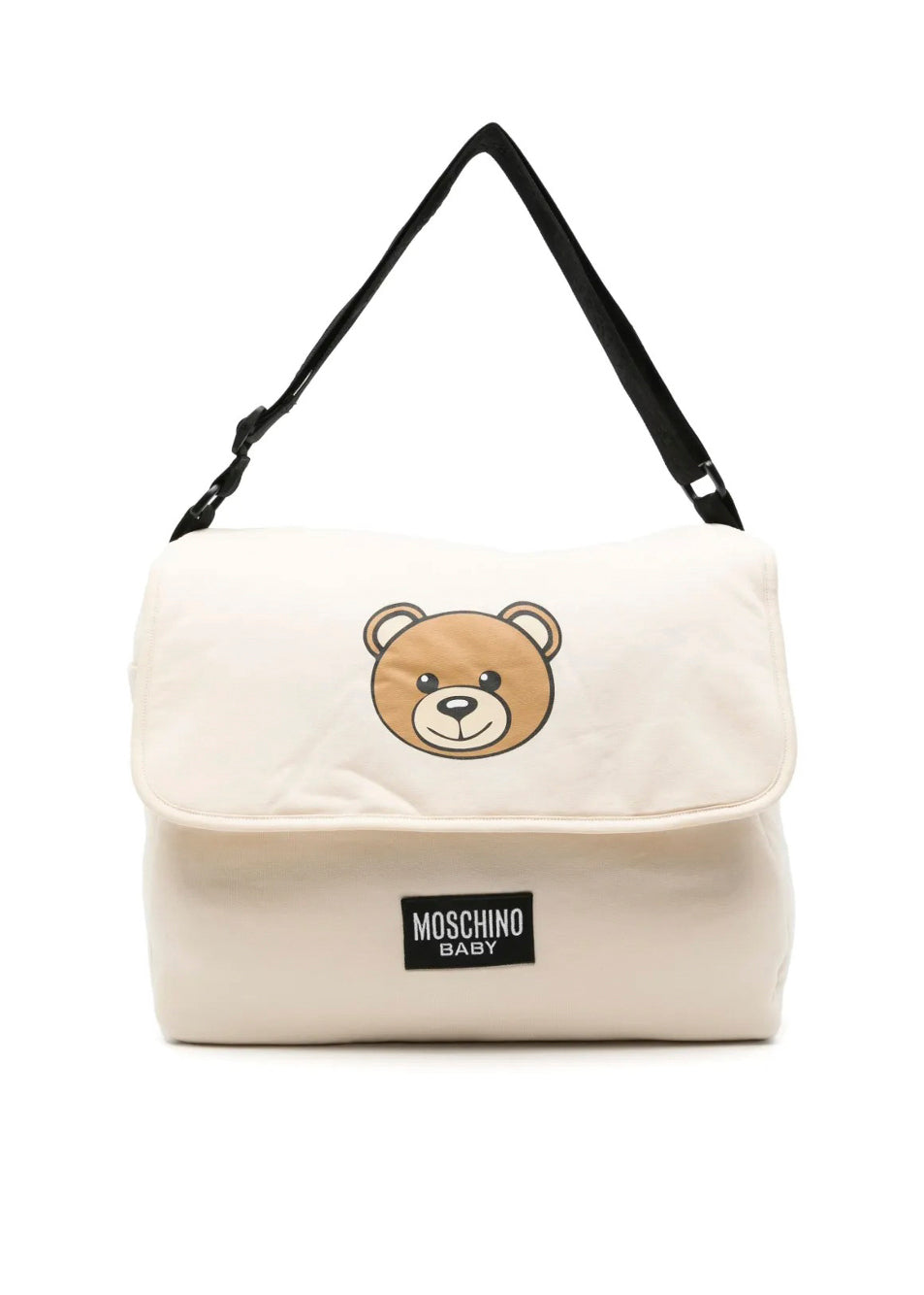 Moschino Kids Borsa Mamma Beige con Stampa