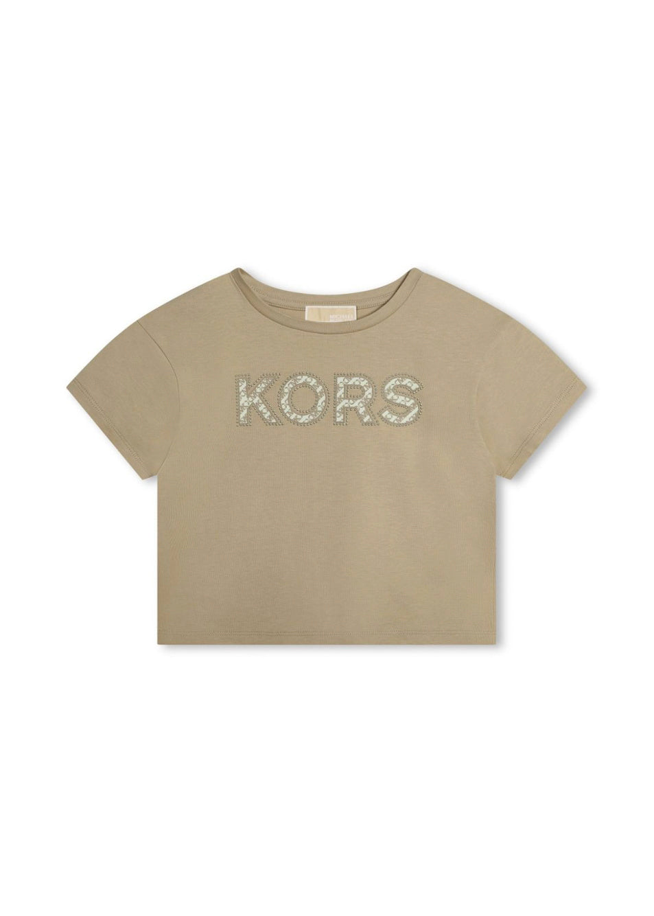 Michael Kors Kids T-Shirt Beige con Logo