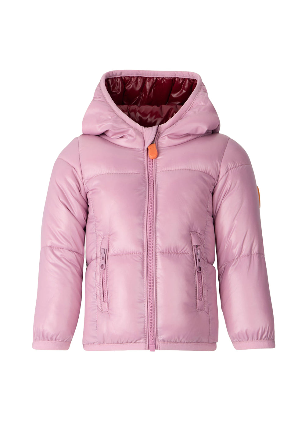 Save The Duck Kids Piumino Imbottito Rosa Orchidea per Neonate