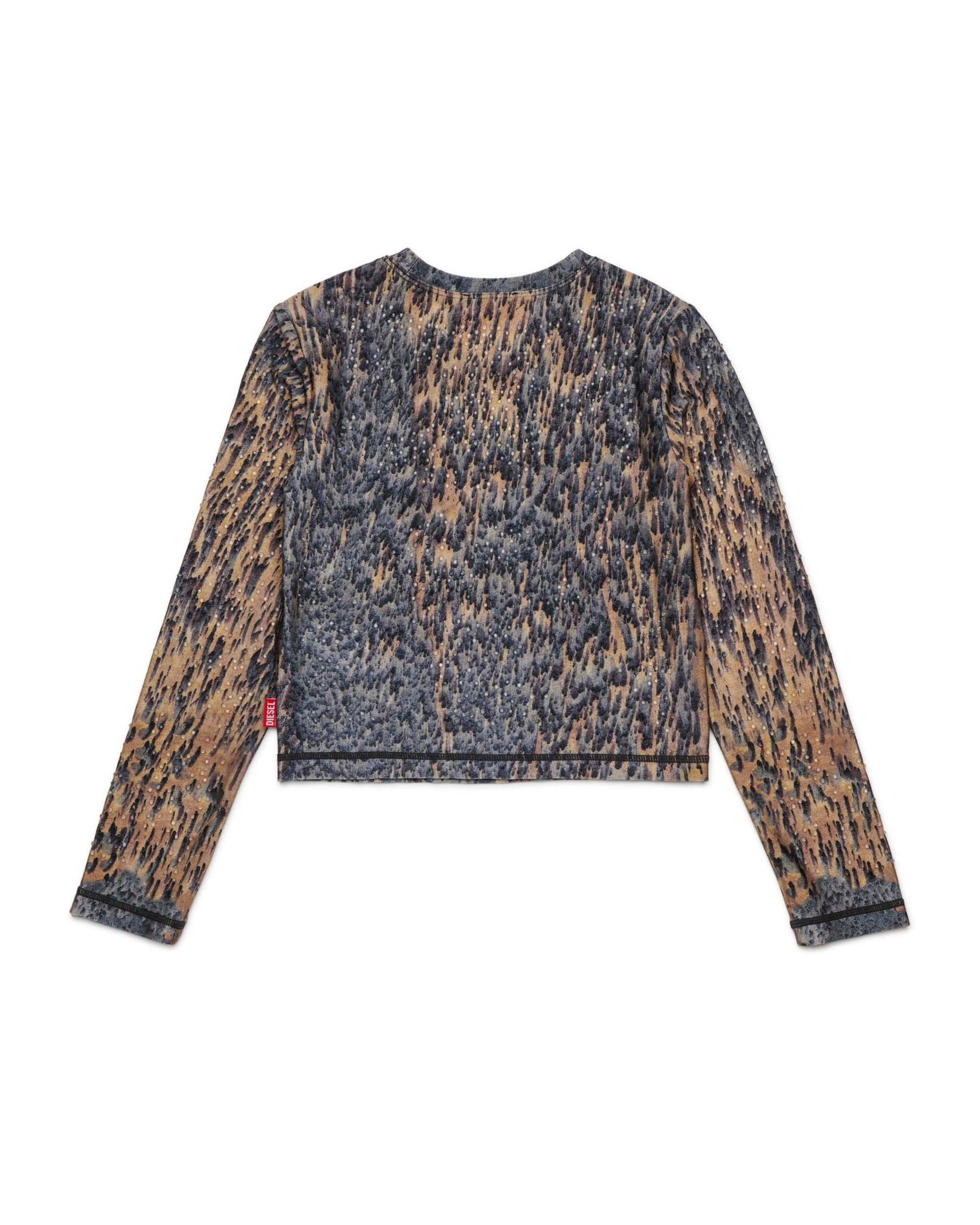Diesel Kids T-shirt Fantasia Acid Rain per Bambine