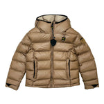 Blauer Kids Giubbino Lontra con Cappuccio e Polsini con Strappi ANSEL JUNIOR per Bambini