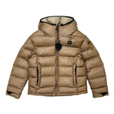 Blauer Kids Giubbino Lontra con Cappuccio e Polsini con Strappi ANSEL JUNIOR per Bambini