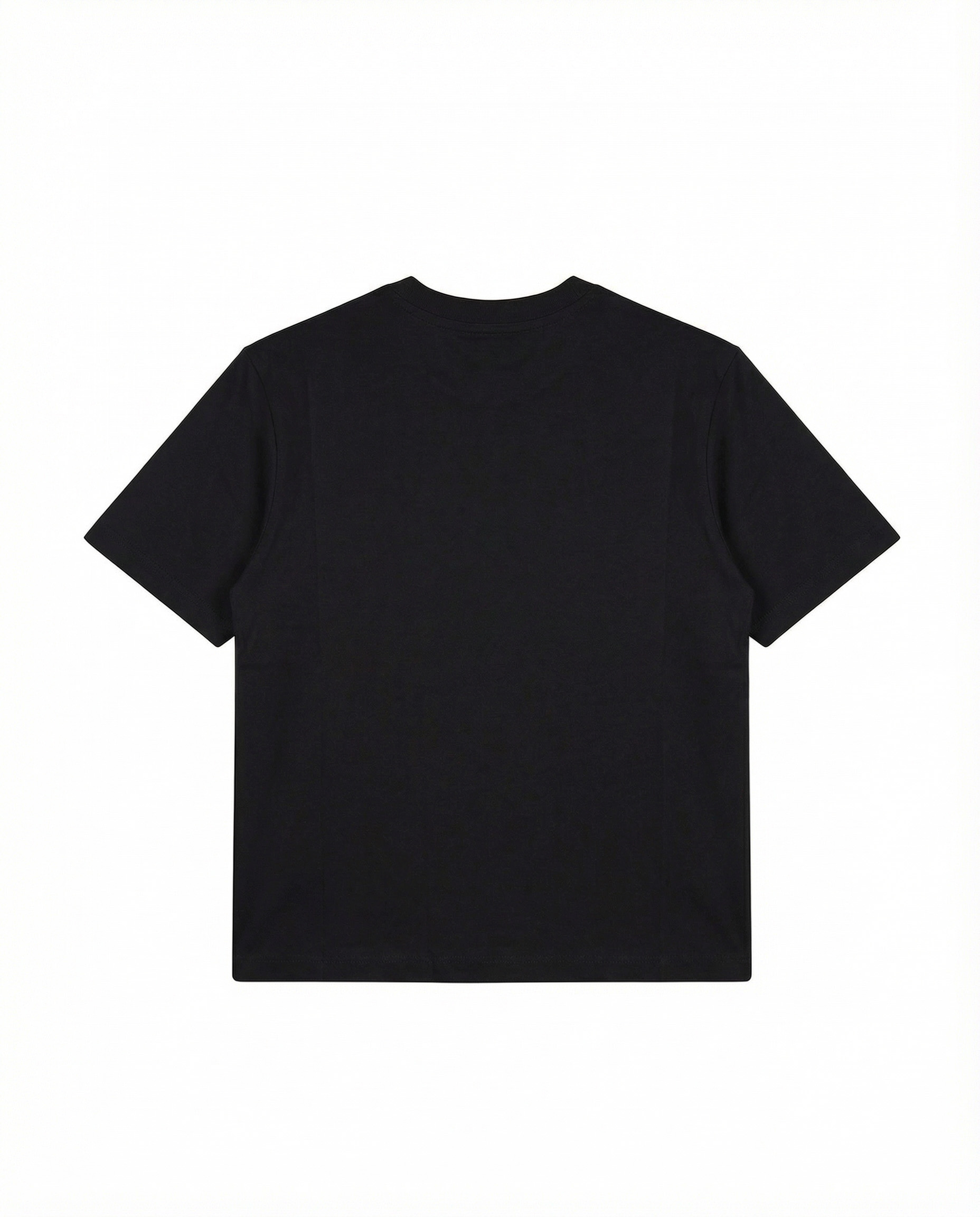 Elisabetta Franchi La Mia Bambina T-shirt Nera con Strass Logo All-Over per Neonate