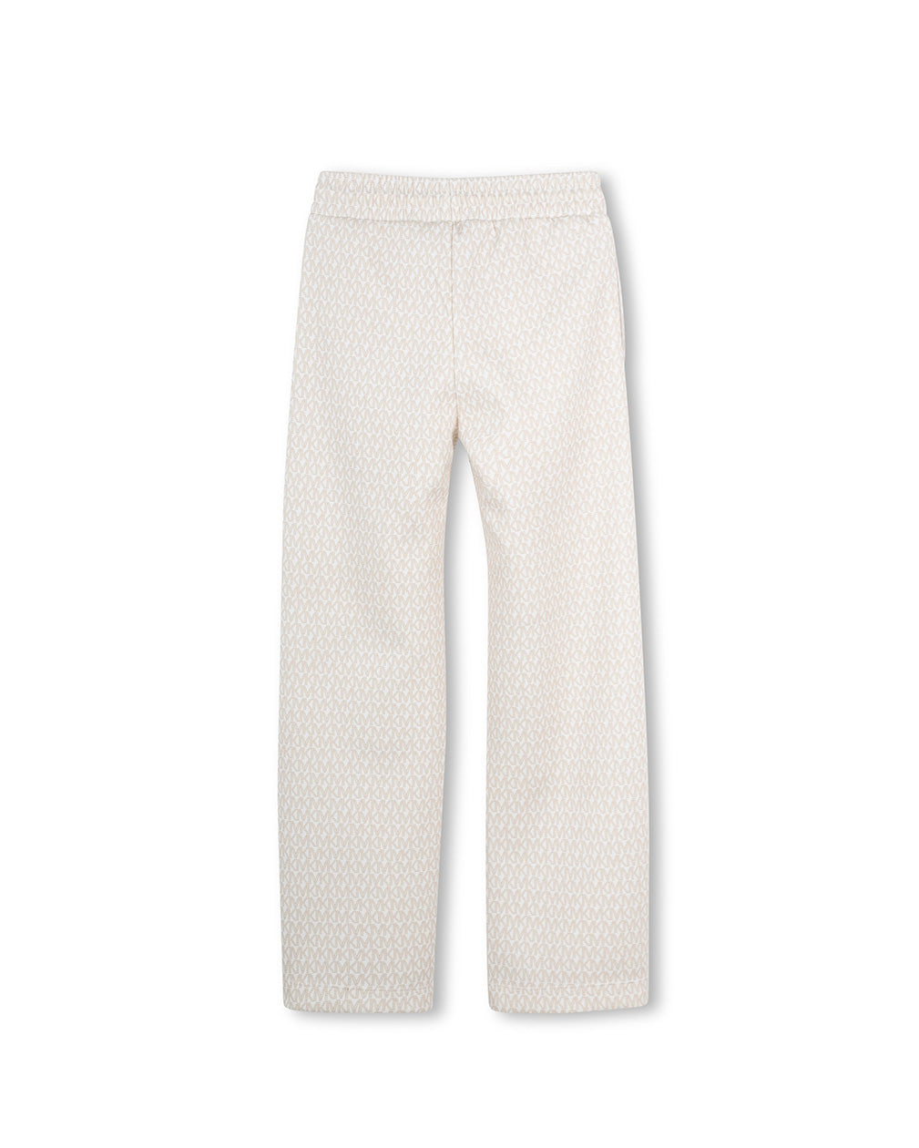 Michael Kors Kids Pantalone Crema All-Over per Bambine