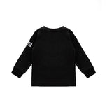 Iceberg Kids T-shirt Nera Maniche Lunghe con Bugs Eears per Neonati (retro)