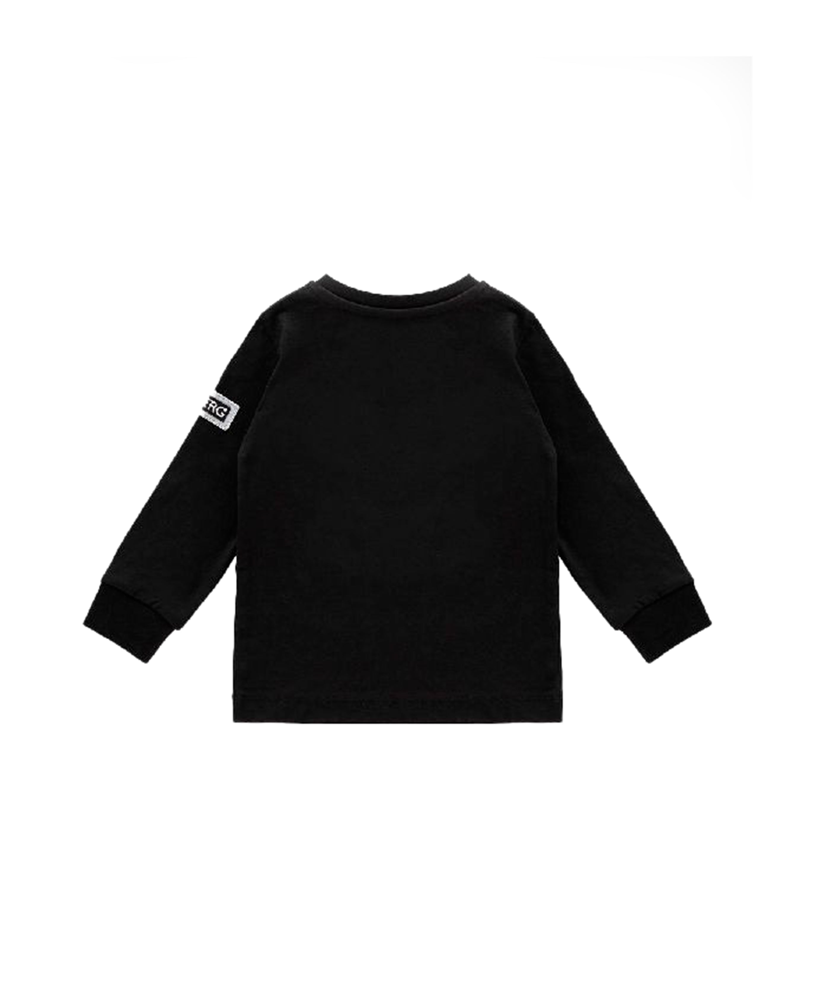 Iceberg Kids T-shirt Nera Maniche Lunghe con Bugs Eears per Neonati (retro)