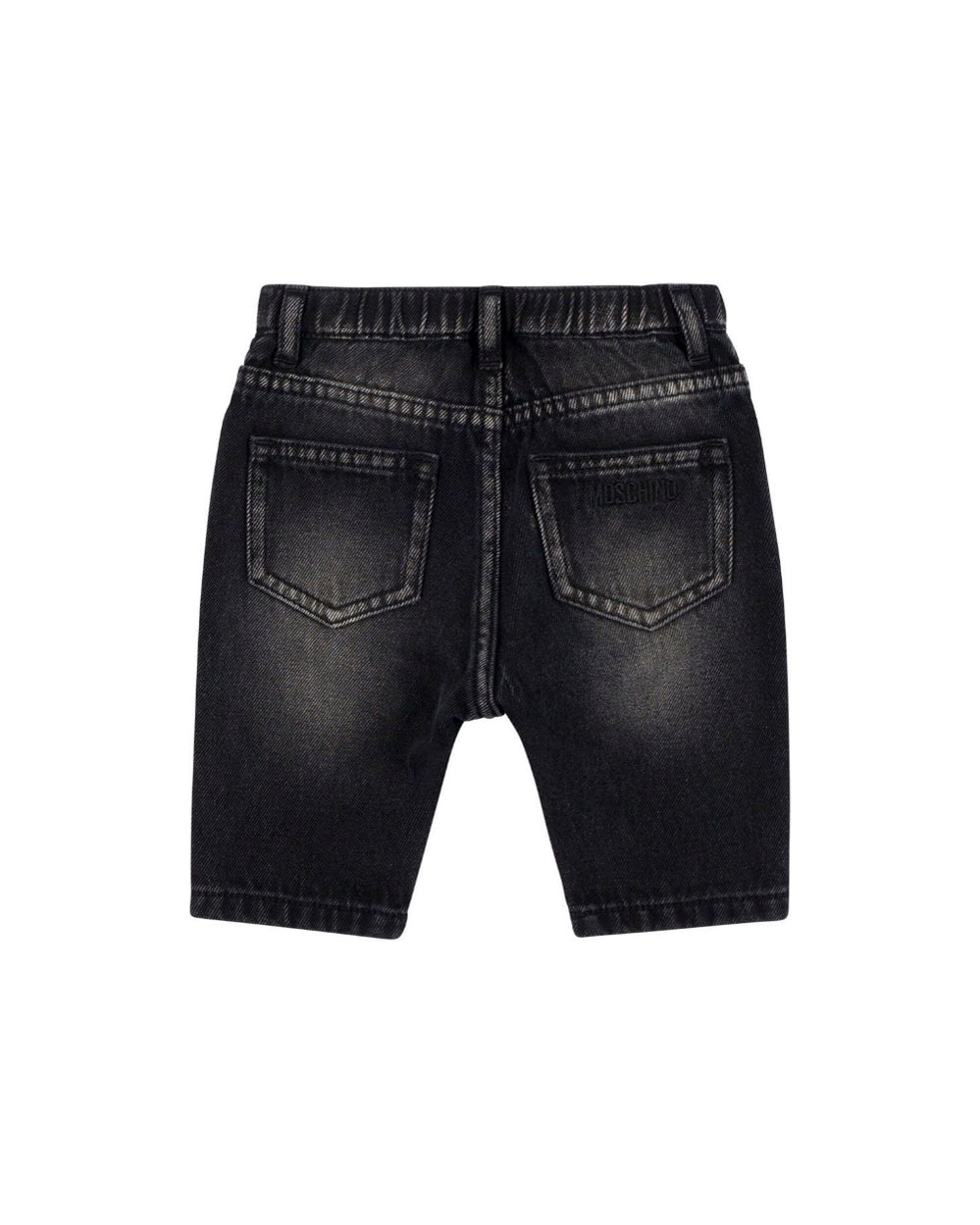 Moschino Kids Jeans Neri per Neonati