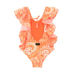EffeK Costume Monokini Fantasia Arancione per Bambine
