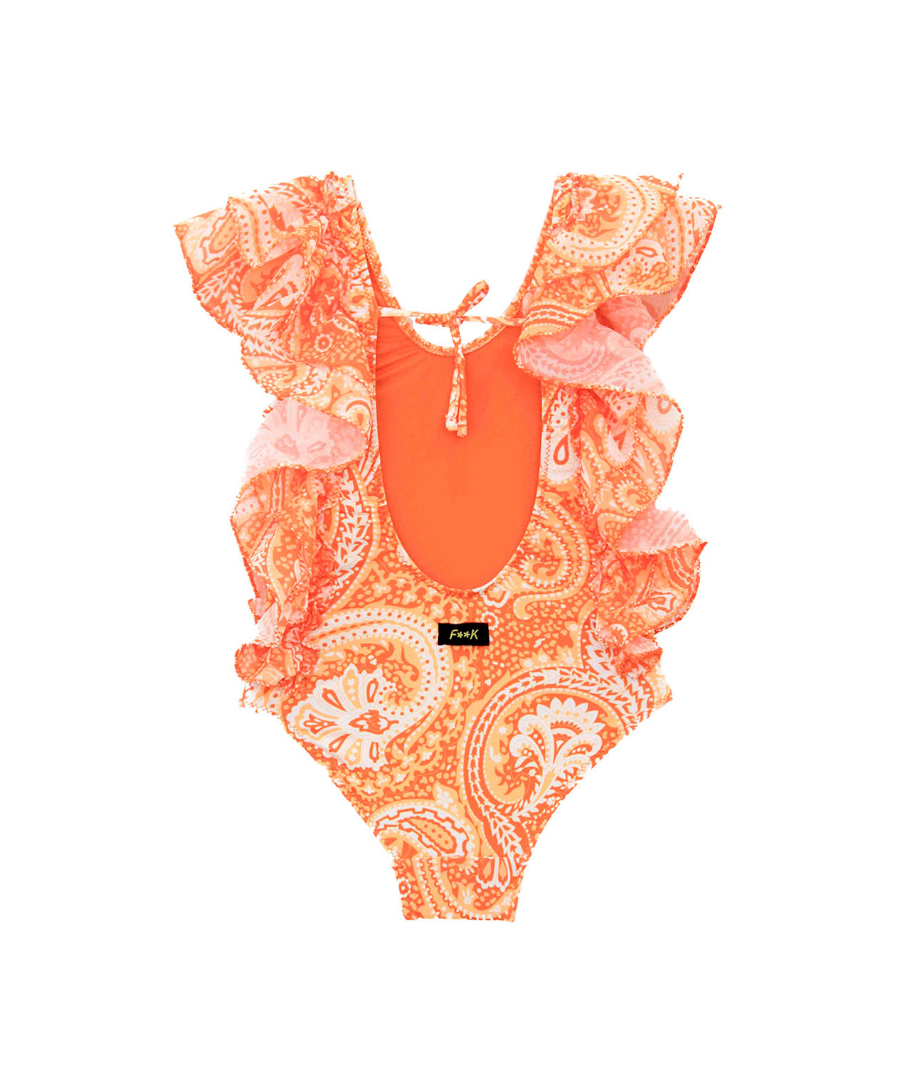 EffeK Costume Monokini Fantasia Arancione per Bambine