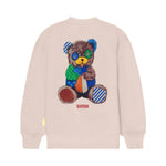Barrow Kids Felpa Crema con Stampa Scritta e Stampa Logo per Bambini (retro)